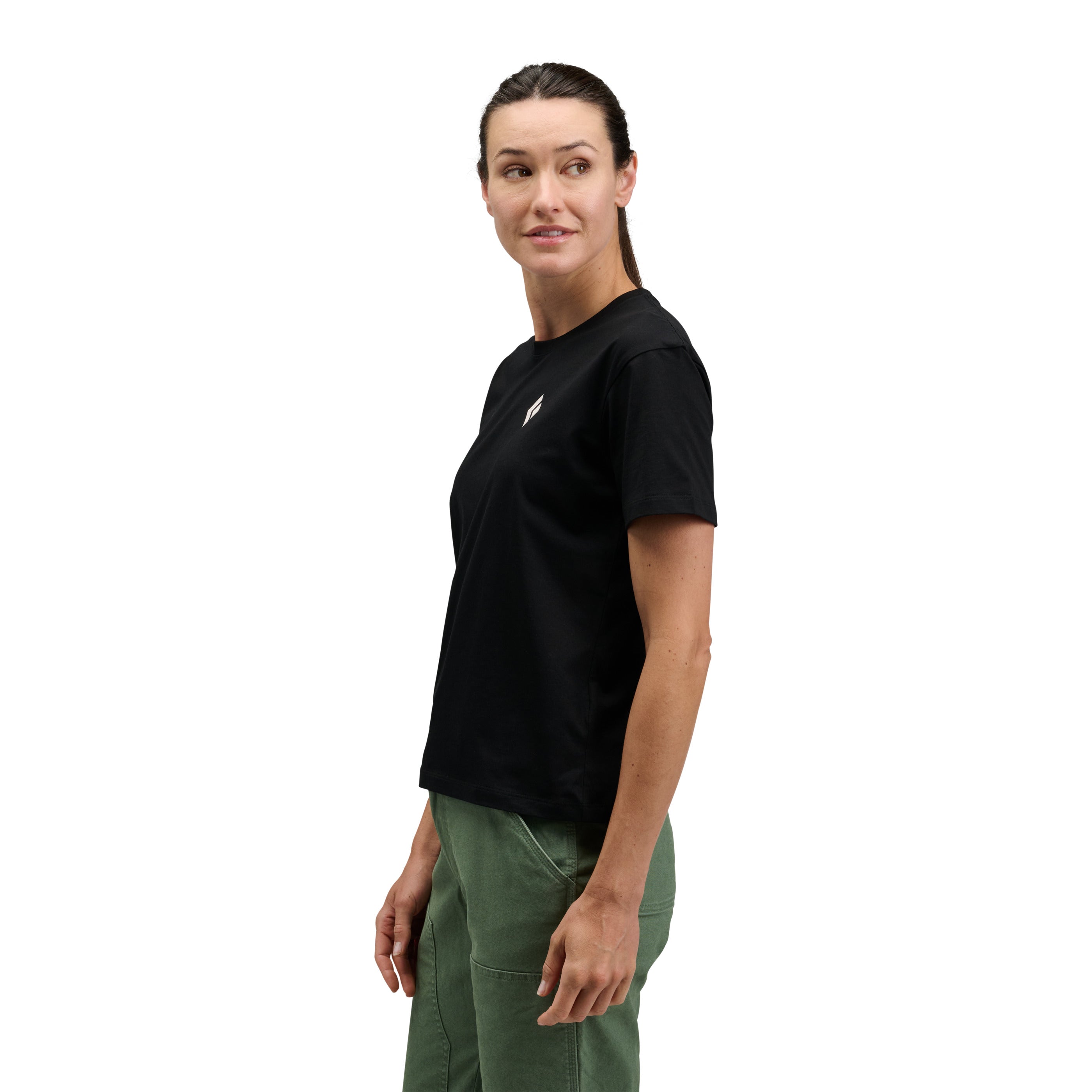 Black ~ Model Height 5' 10" | Chest 34" | Waist 27" | Size Small/6