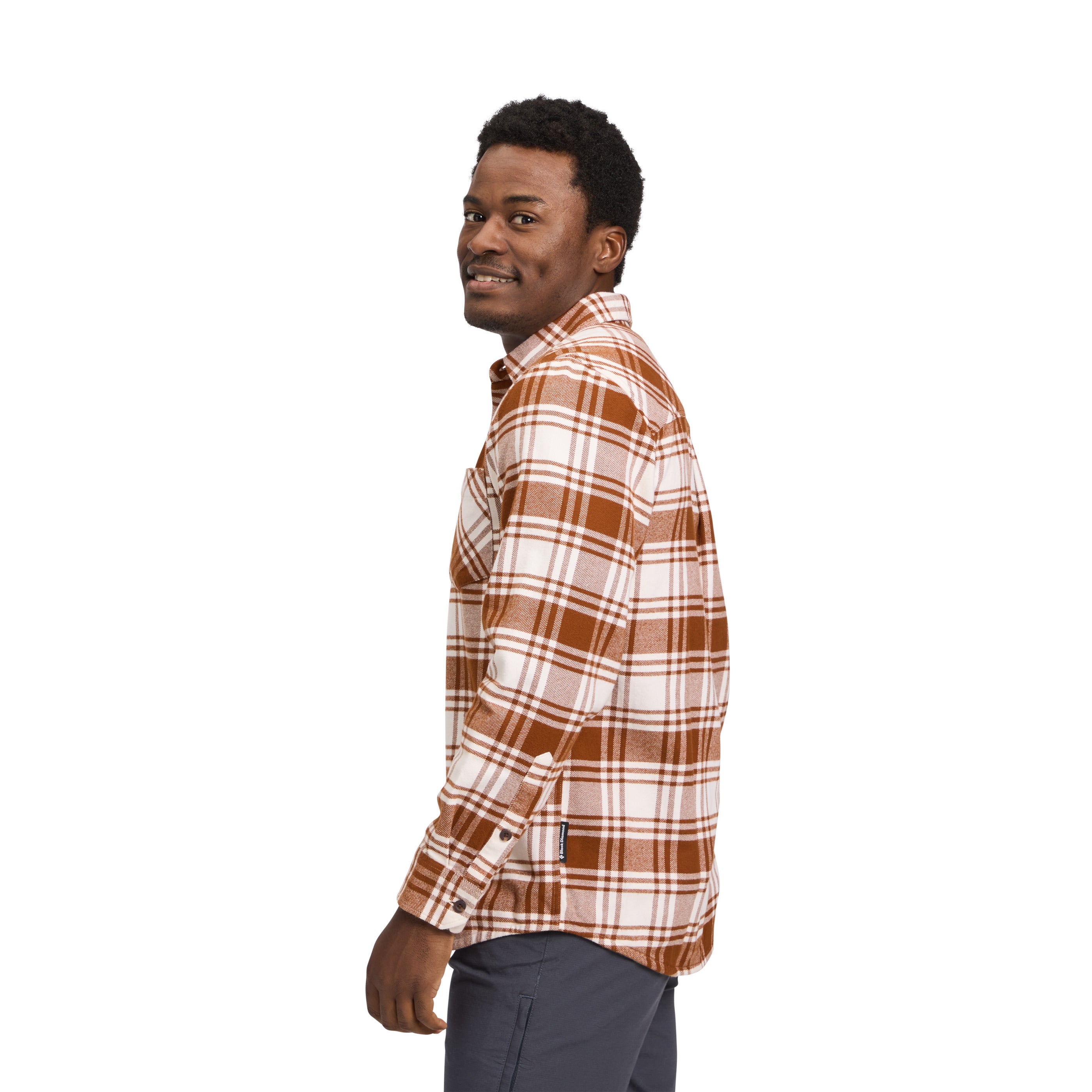 Clay-Off White Plaid