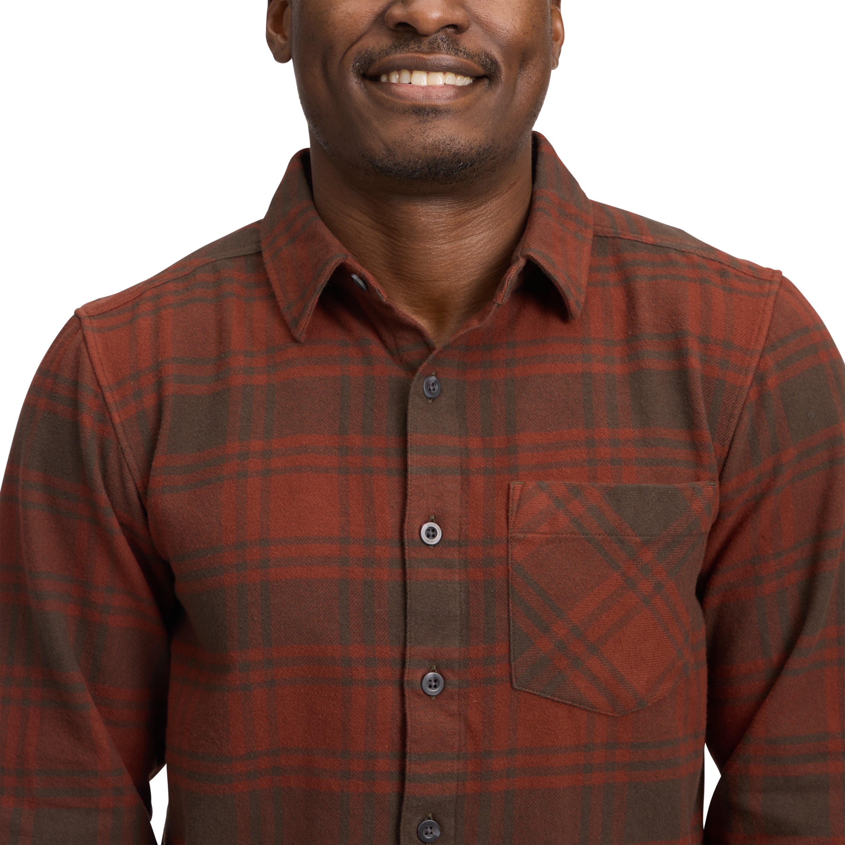 Basalt-Iron Red Plaid