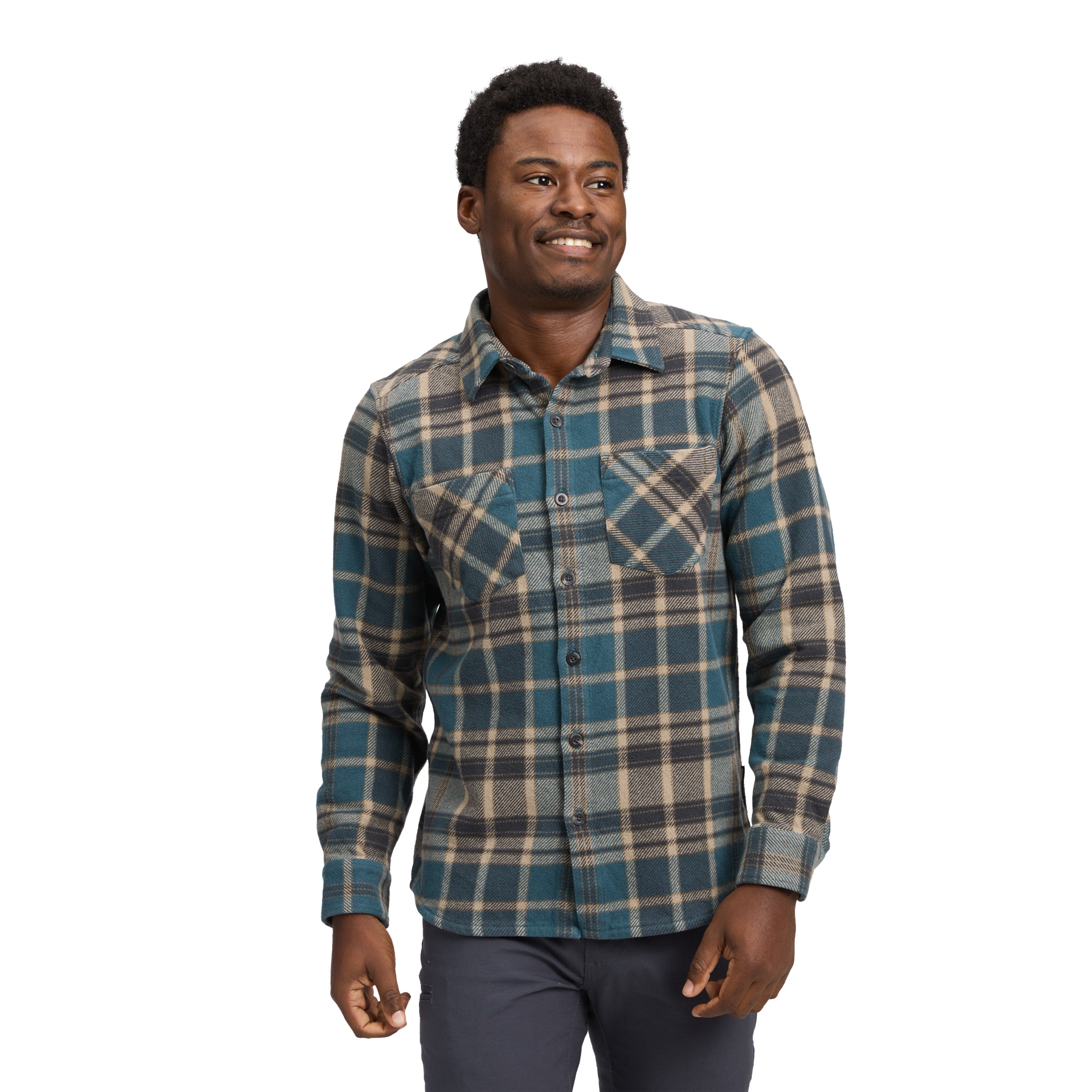 Midnight Blue-Charcoal Plaid