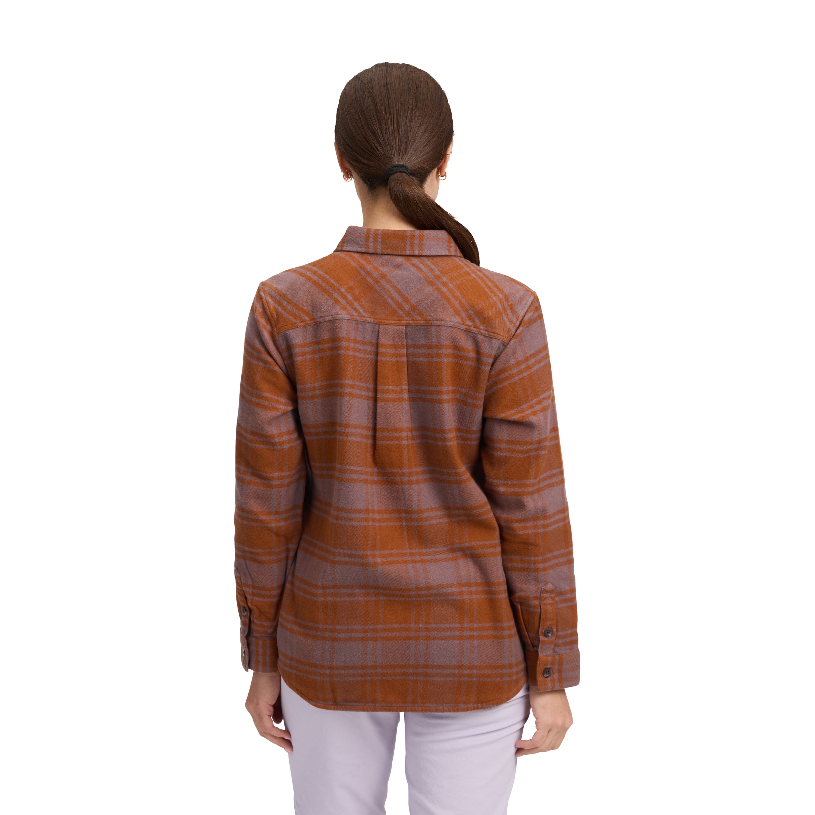 Dark Mauve-Clay ~ Model is 5' 7" | Chest 36" | Waist 27" | Size Small/6