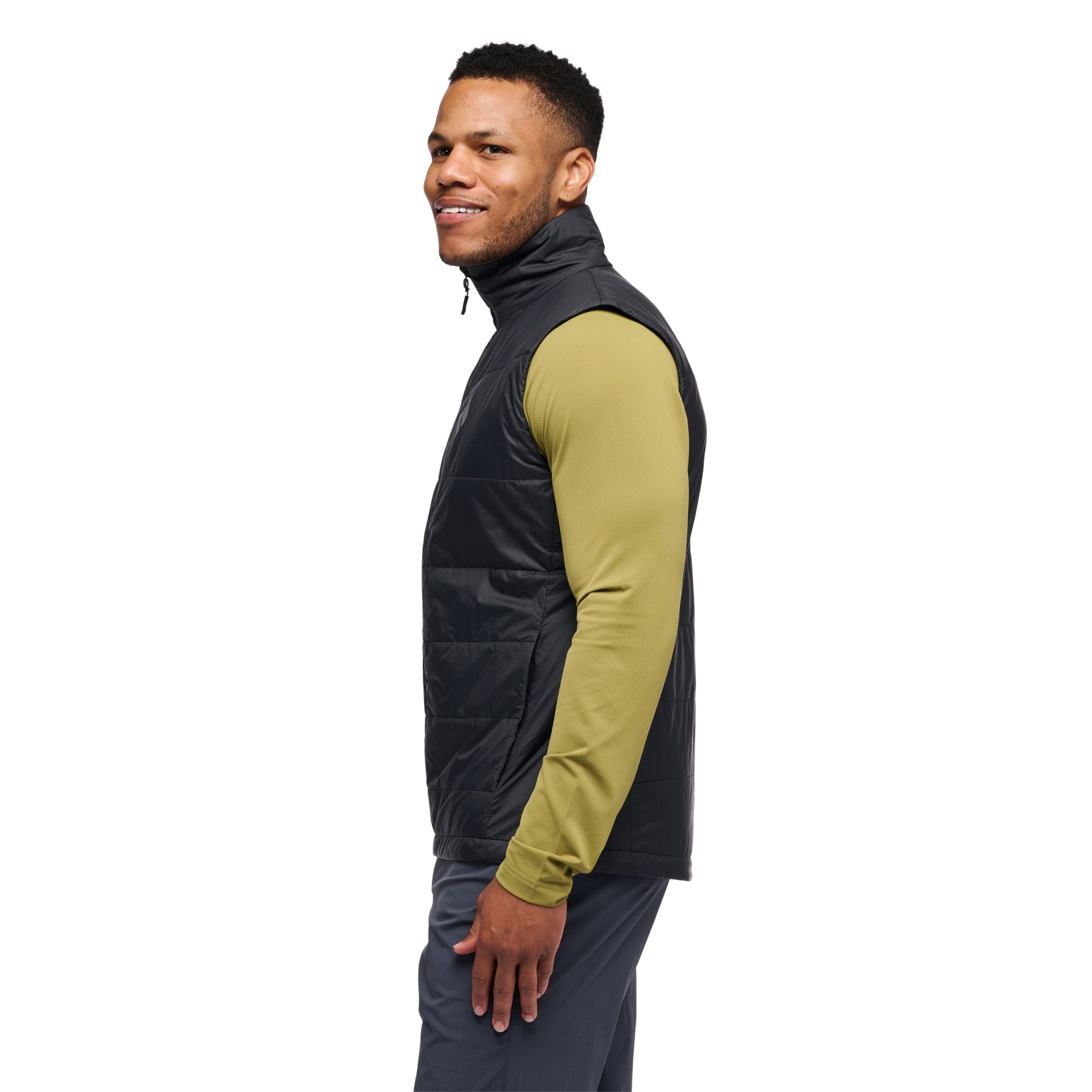 Black ~ Model Height 5' 11" | Chest 40" | Waist 33" | Size Medium/32