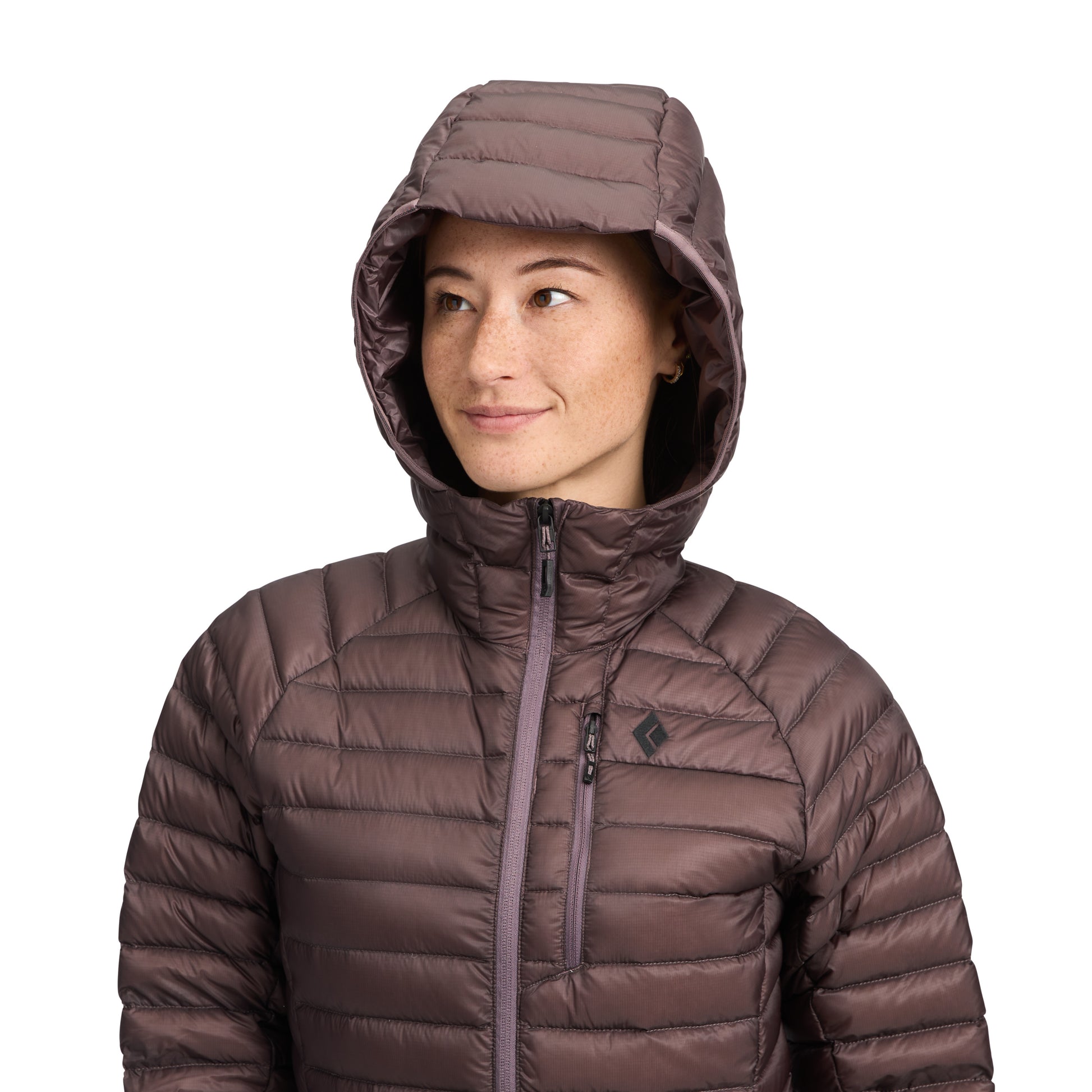 Dark Mauve ~ Model Height 5' 7" | Chest 36" | Waist 27" | Size Small/6