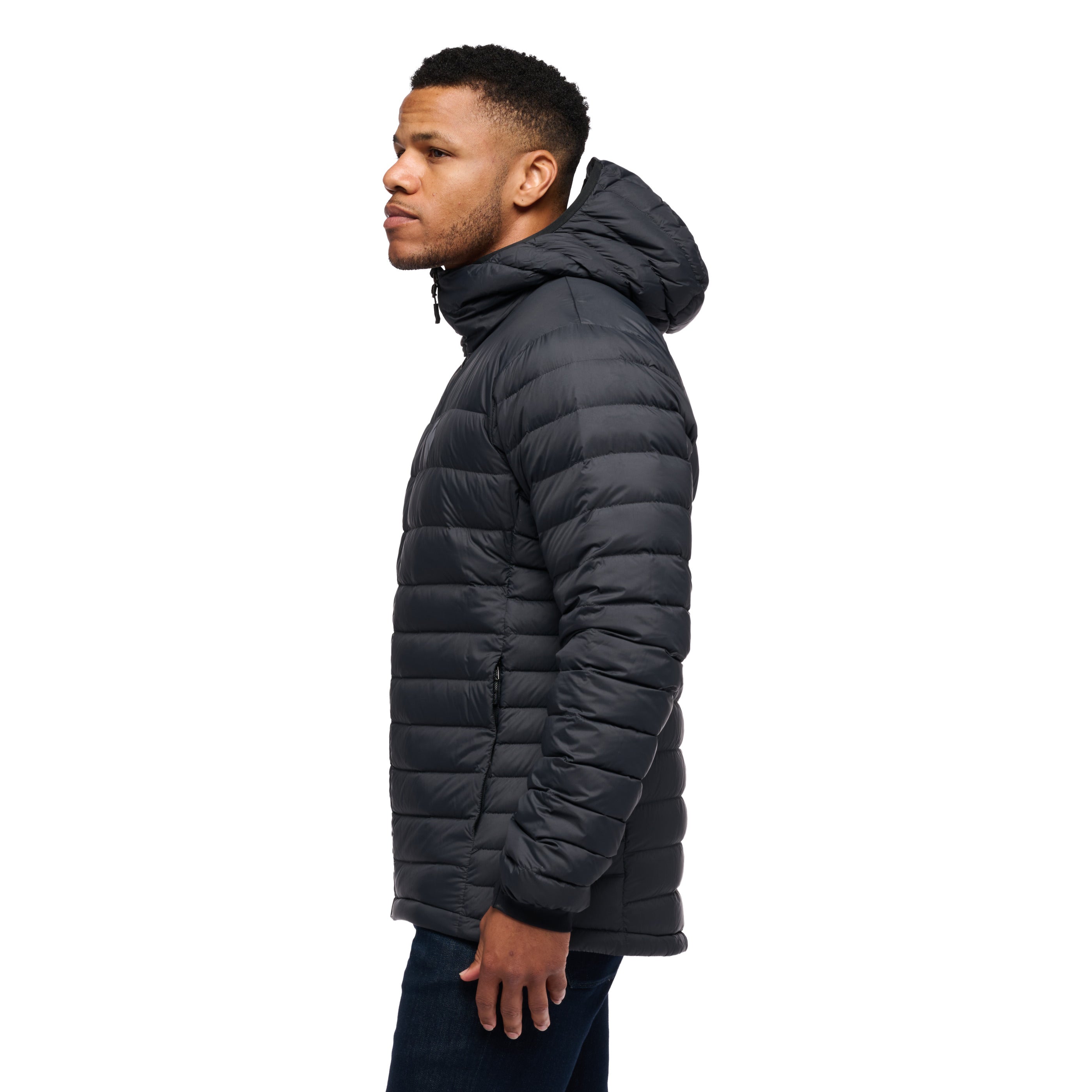 Black ~ Model Height 5' 11" | Chest 40" | Waist 33" | Size Medium/32