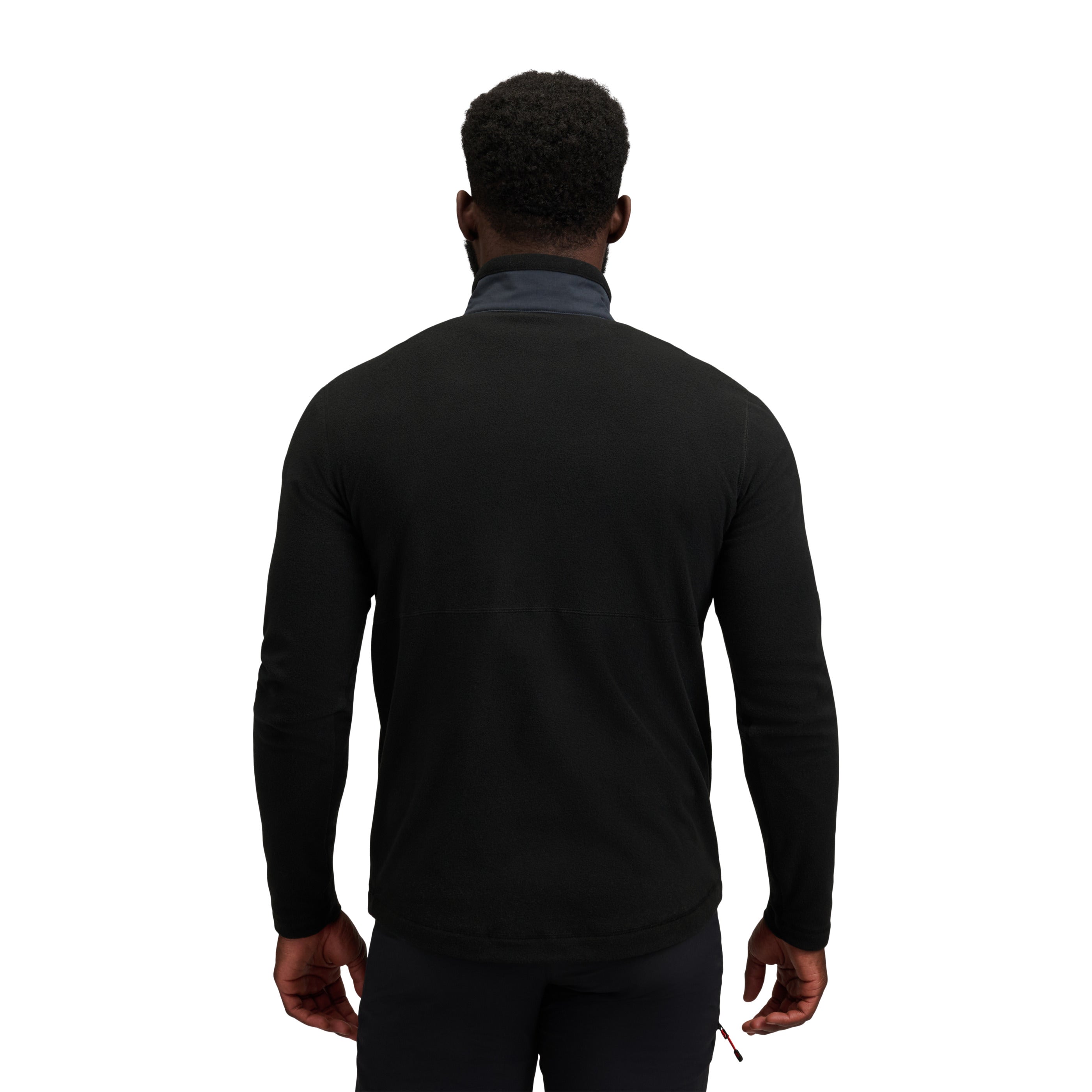 Black-Black ~ Model is 6' 0" | Chest 40" | Waist 32" | Size Medium/32
