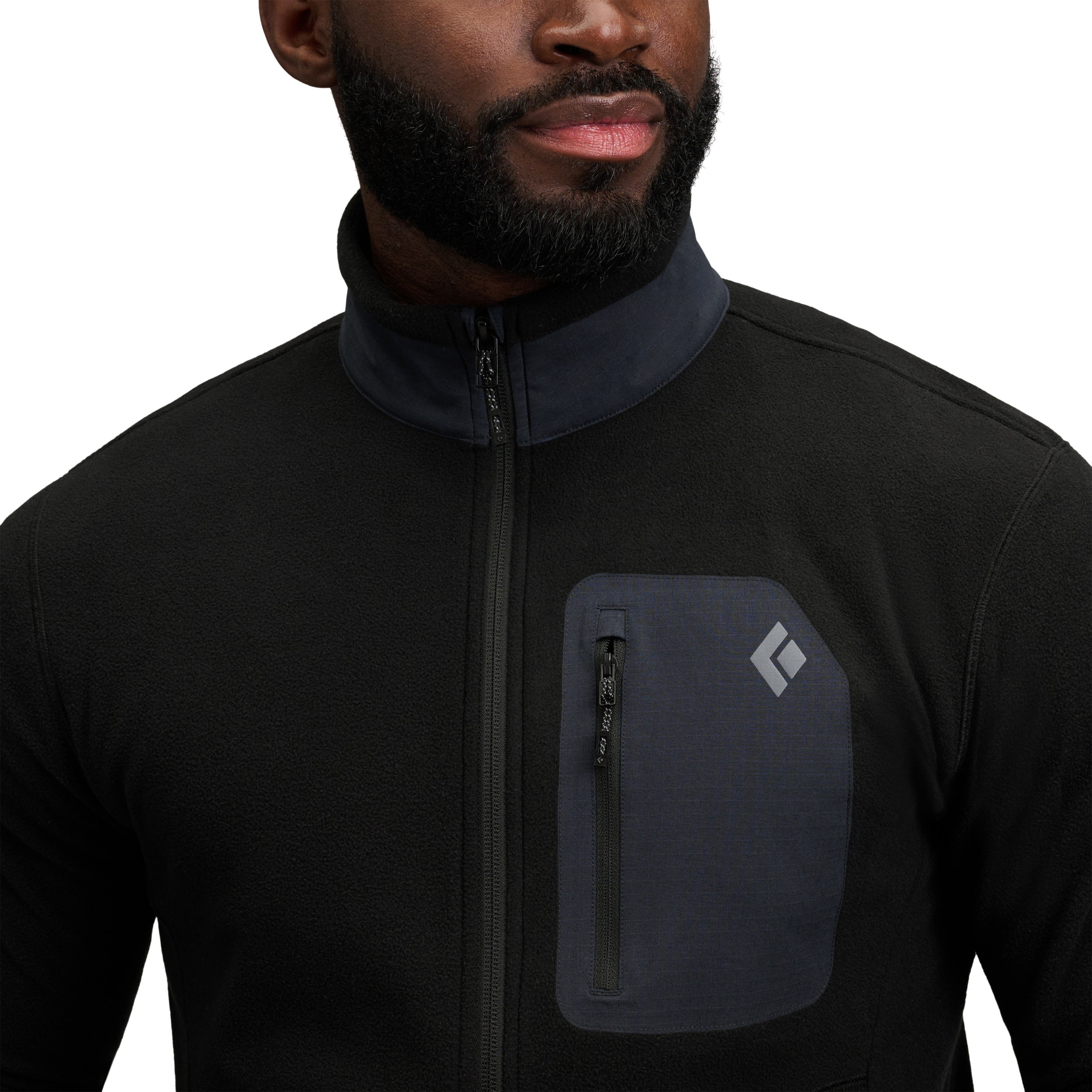 Black-Black ~ Model is 6' 0" | Chest 40" | Waist 32" | Size Medium/32