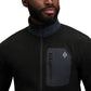 Black-Black ~ Model is 6' 0" | Chest 40" | Waist 32" | Size Medium/32