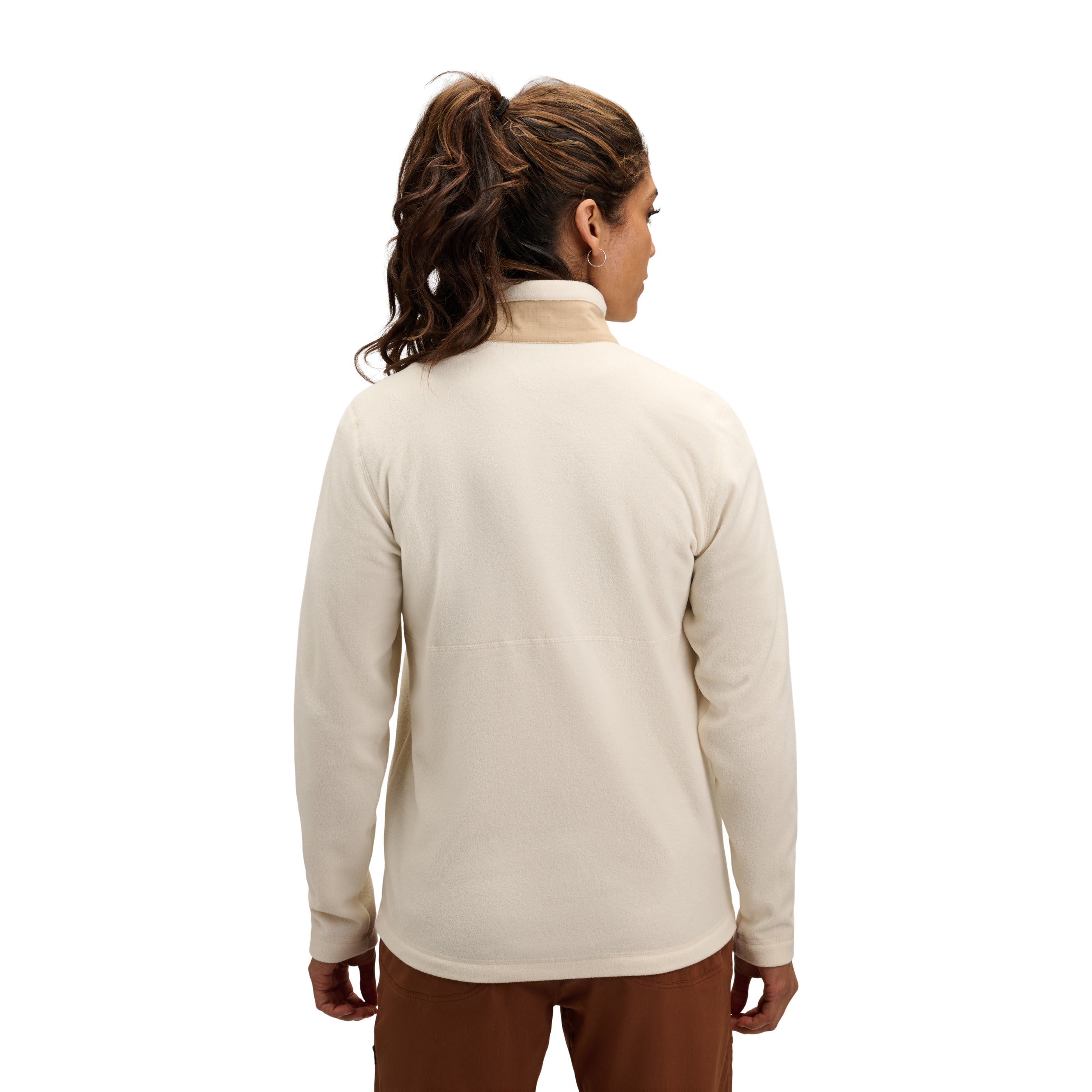 Chalk-Khaki ~ Model is 5' 6" | Chest 34" | Waist 28" | Size Small/6