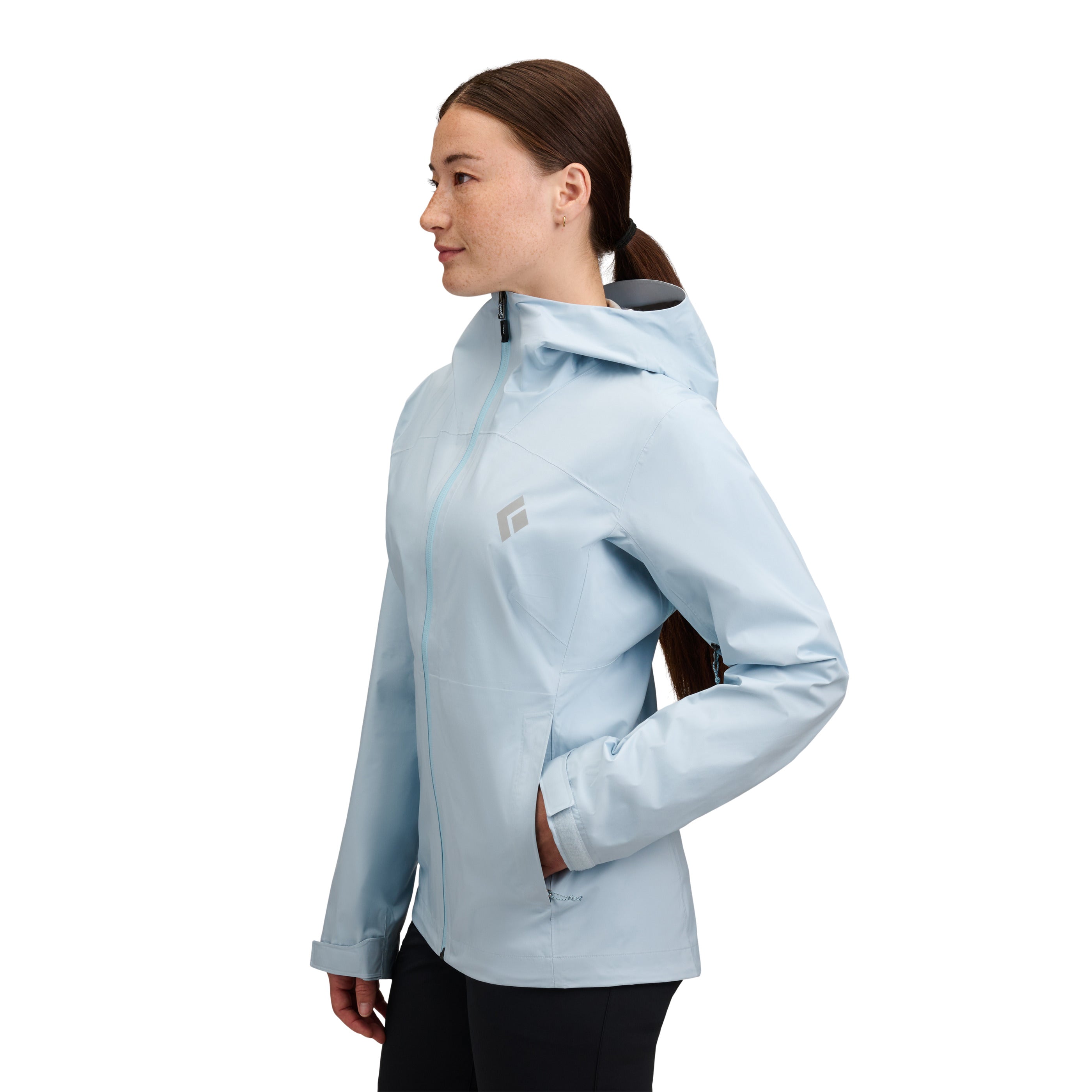 Fog Blue ~ Model is 5' 7" | Chest 36" | Waist 27" | Size Small/6
