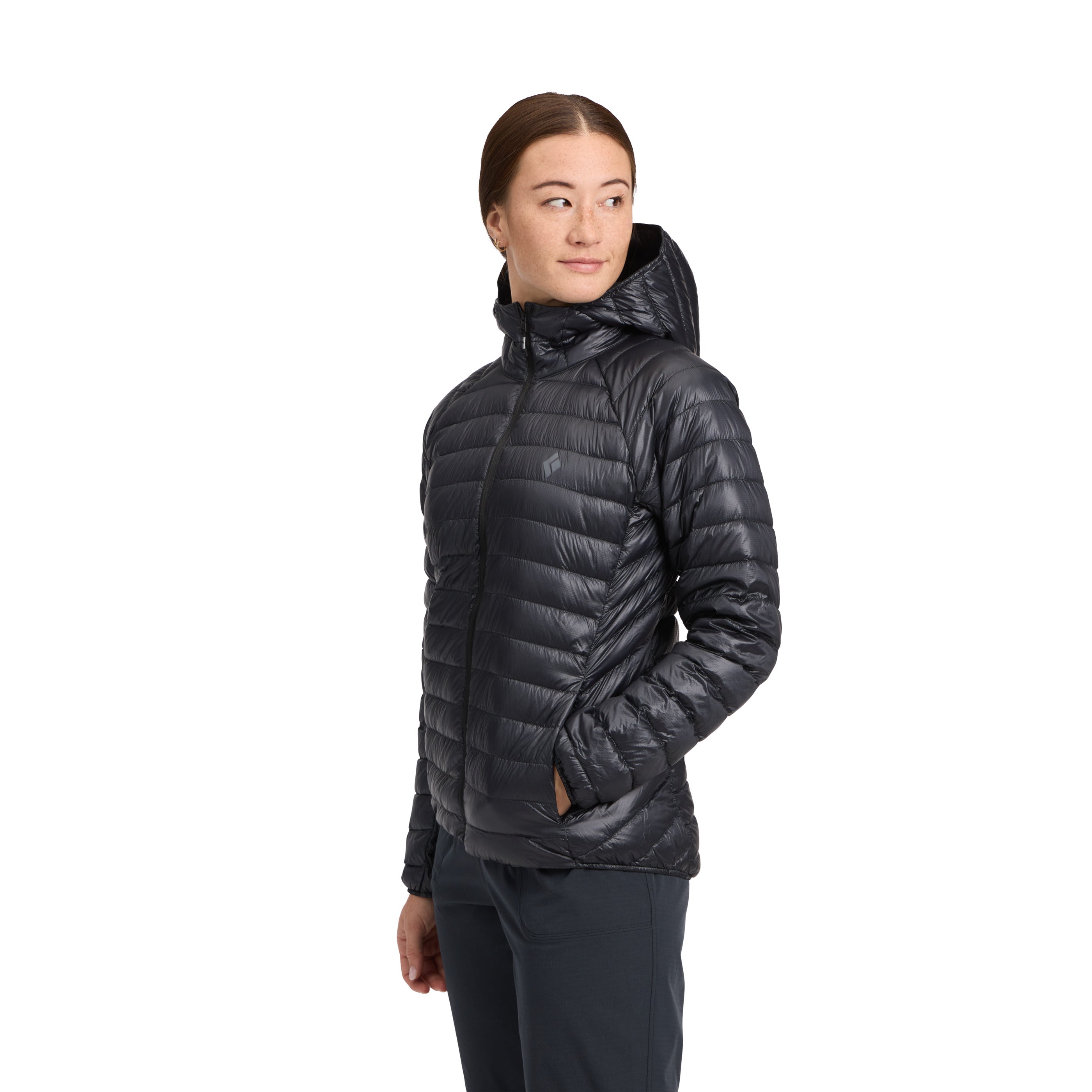 Black ~ Model Height 5' 7" | Chest 36" | Waist 27" | Size Small/6