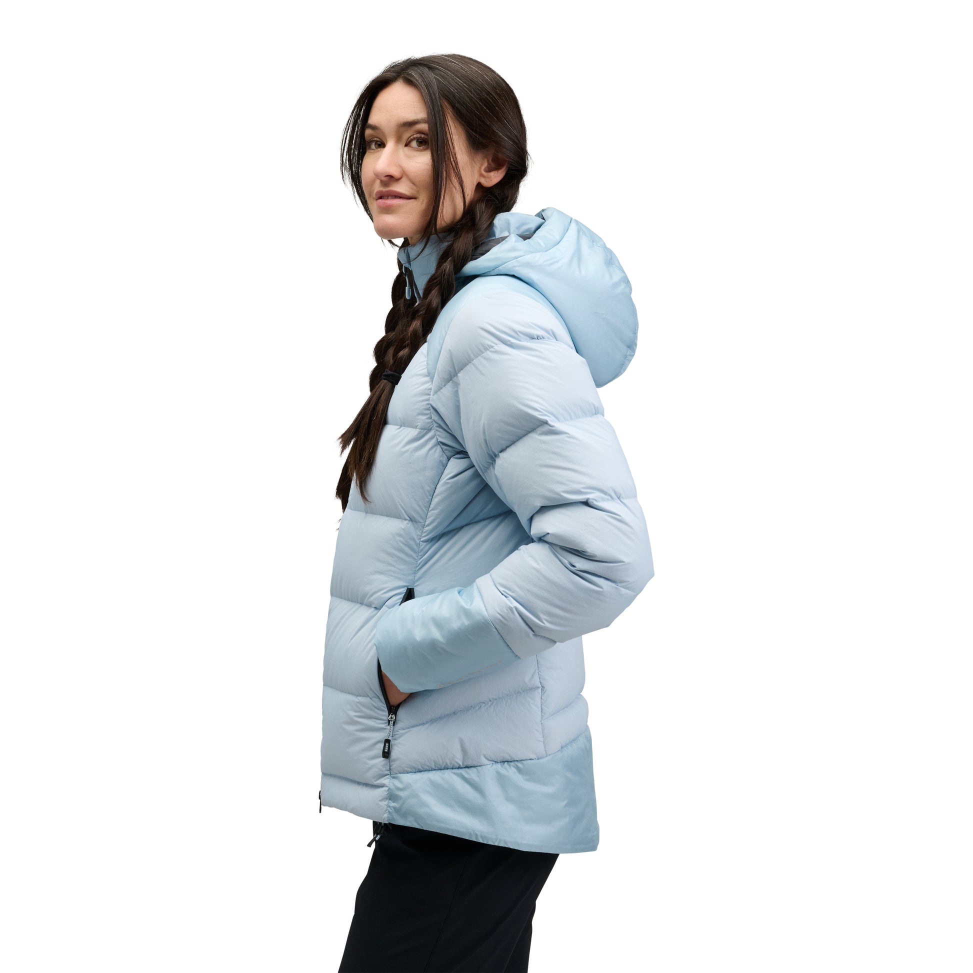 Fog Blue ~ Model Height 5' 10" | Chest 34" | Waist 27" | Size Small/6
