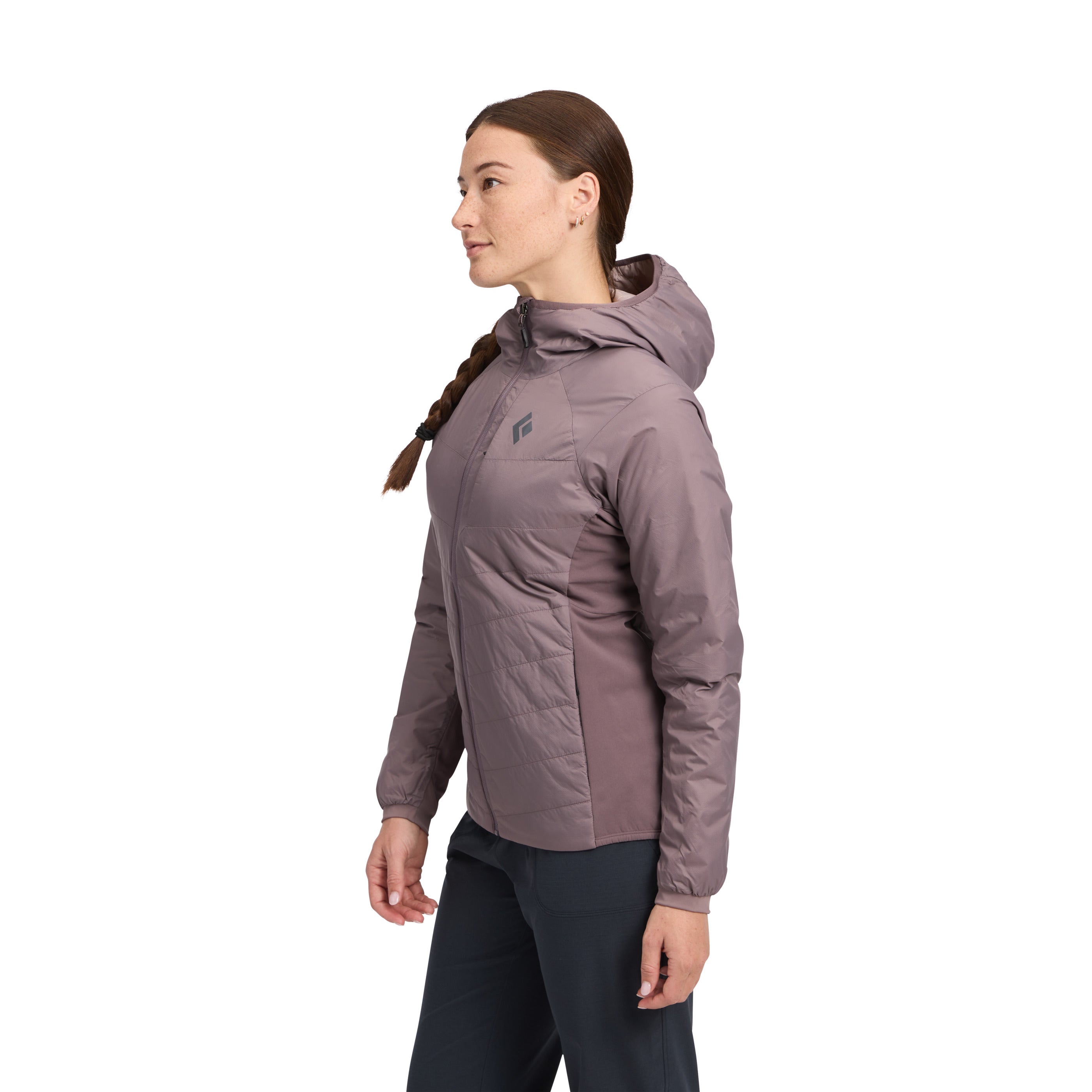 Dark Mauve ~ Model Height 5' 7" | Chest 36" | Waist 27" | Size Small/6
