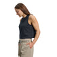 Black-Carbon ~ Model is 5' 8" | Chest 34" | Waist 28" | Size Small/6