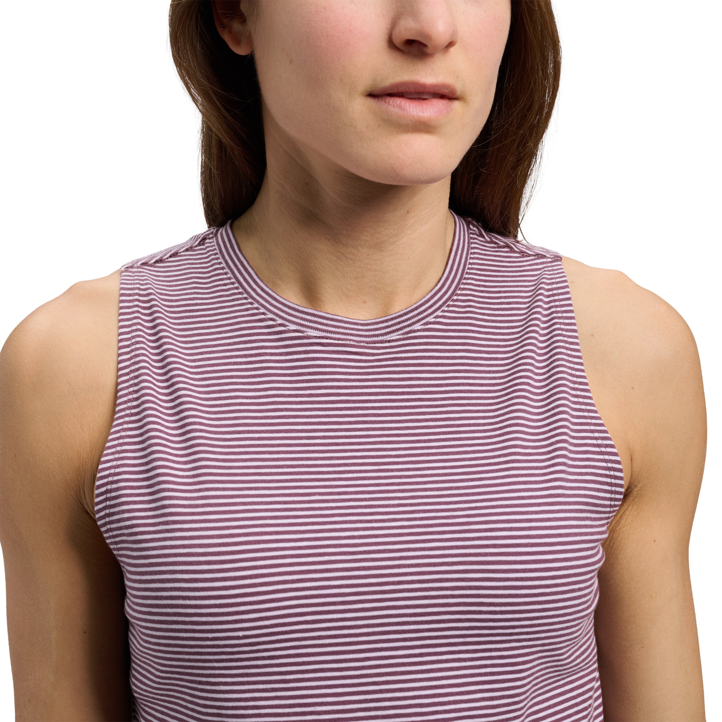 Fig-Soft Lilac ~ Model is 5' 8" | Chest 34" | Waist 28" | Size Small/6