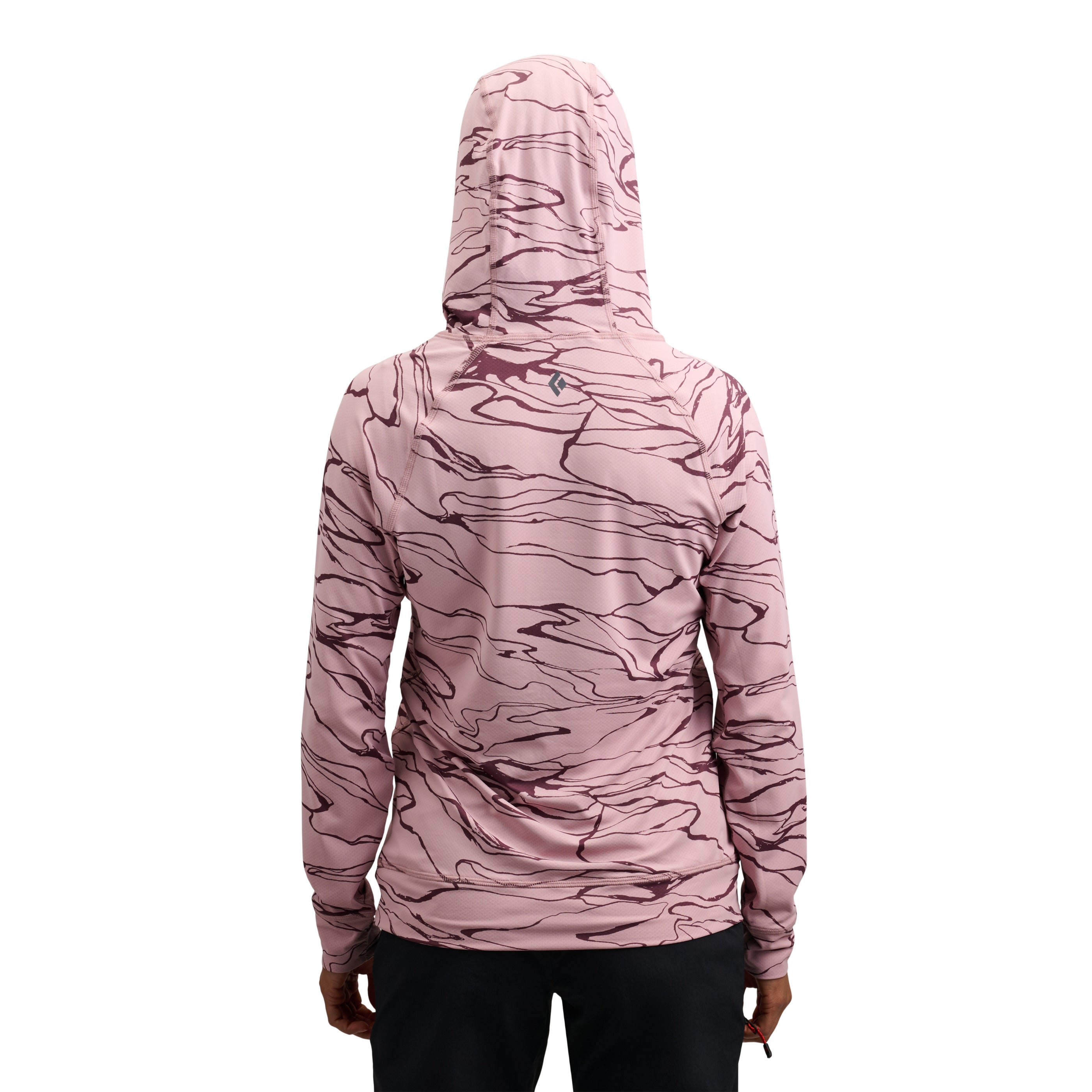 Relief-Meadow Rose-Fig ~ Model is 5' 6" | Chest 34" | Waist 28" | Size Small/6