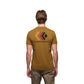 Dark Curry ~ Model Height 6' 1" | Chest 40" | Waist 31" | Size Medium/32